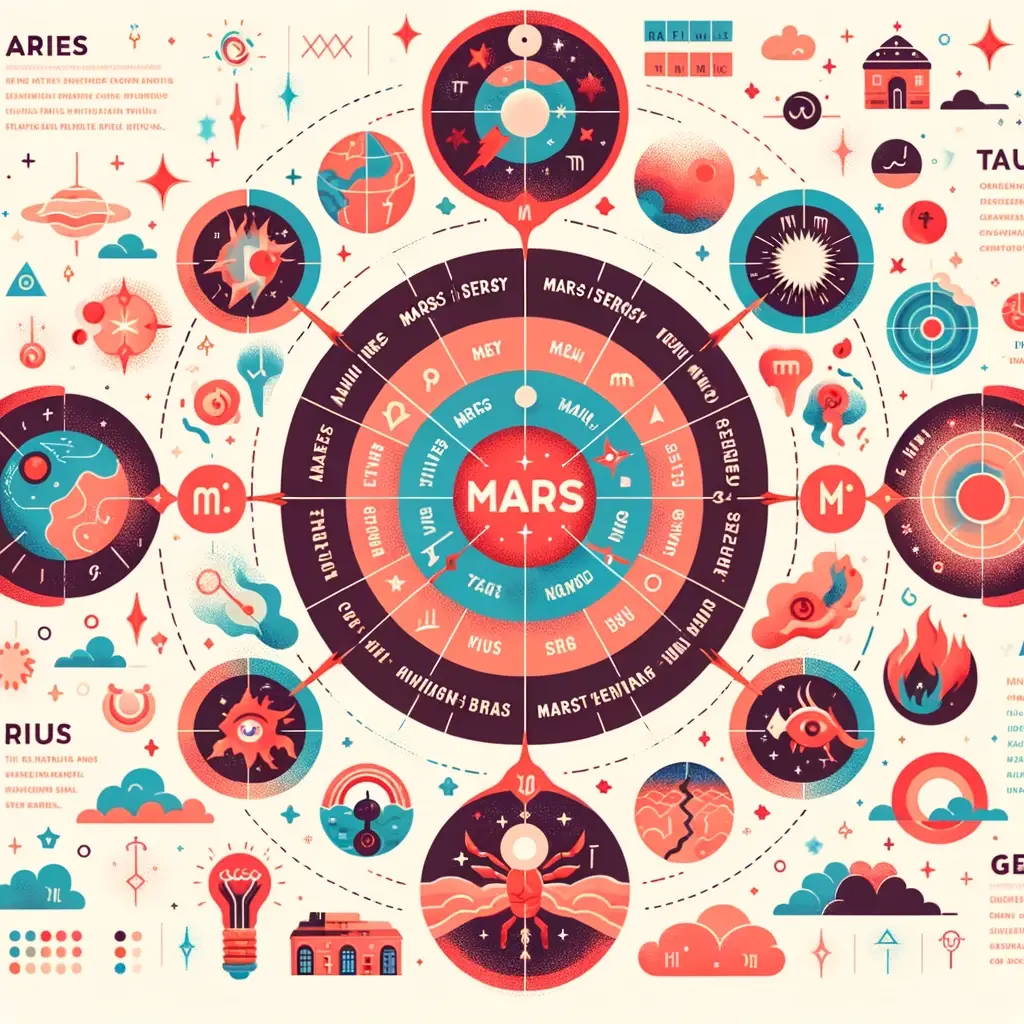 The Influence of Mars on the Signs and Elements