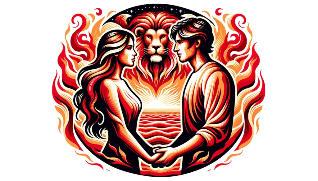 El hombre león contra la mujer león
