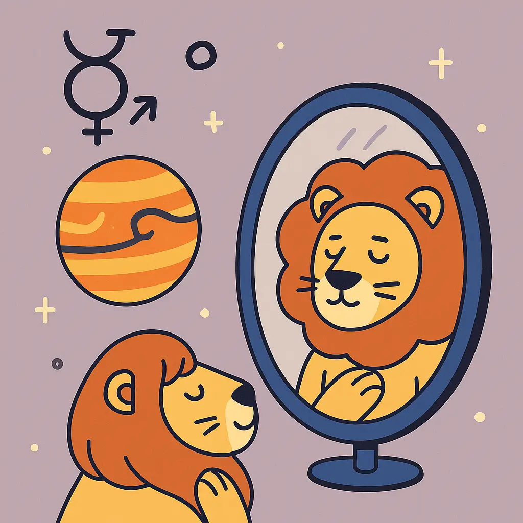 Mercúrio Retrógrado em Leão: Vai Pegar no Teu Amor-Próprio